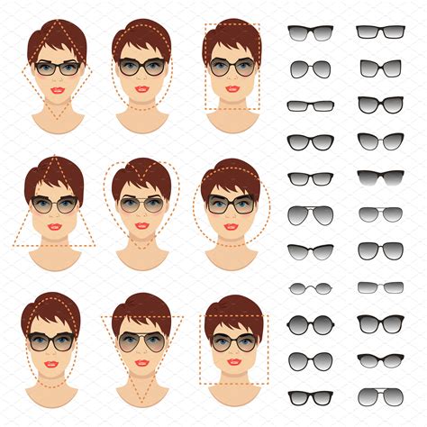 oval face shape sunglasses female